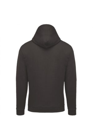 K479 Sweater met Rits en Capuchon Dark Grey