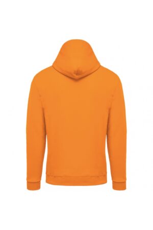 K479 Sweater met Rits en Capuchon Orange