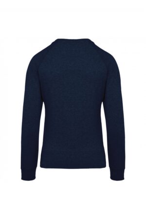 K481 Damessweater BIO Ronde Hals Raglanmouwen French Navy Heather