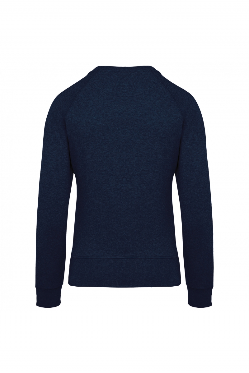 K481 Damessweater BIO Ronde Hals Raglanmouwen French Navy Heather