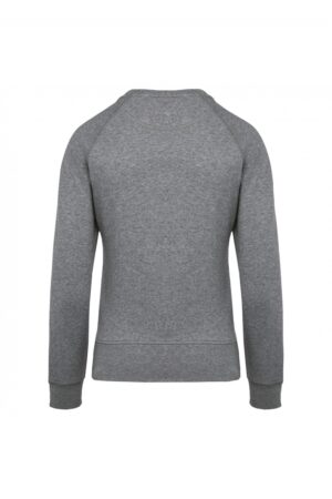 K481 Damessweater BIO Ronde Hals Raglanmouwen Grey Heather
