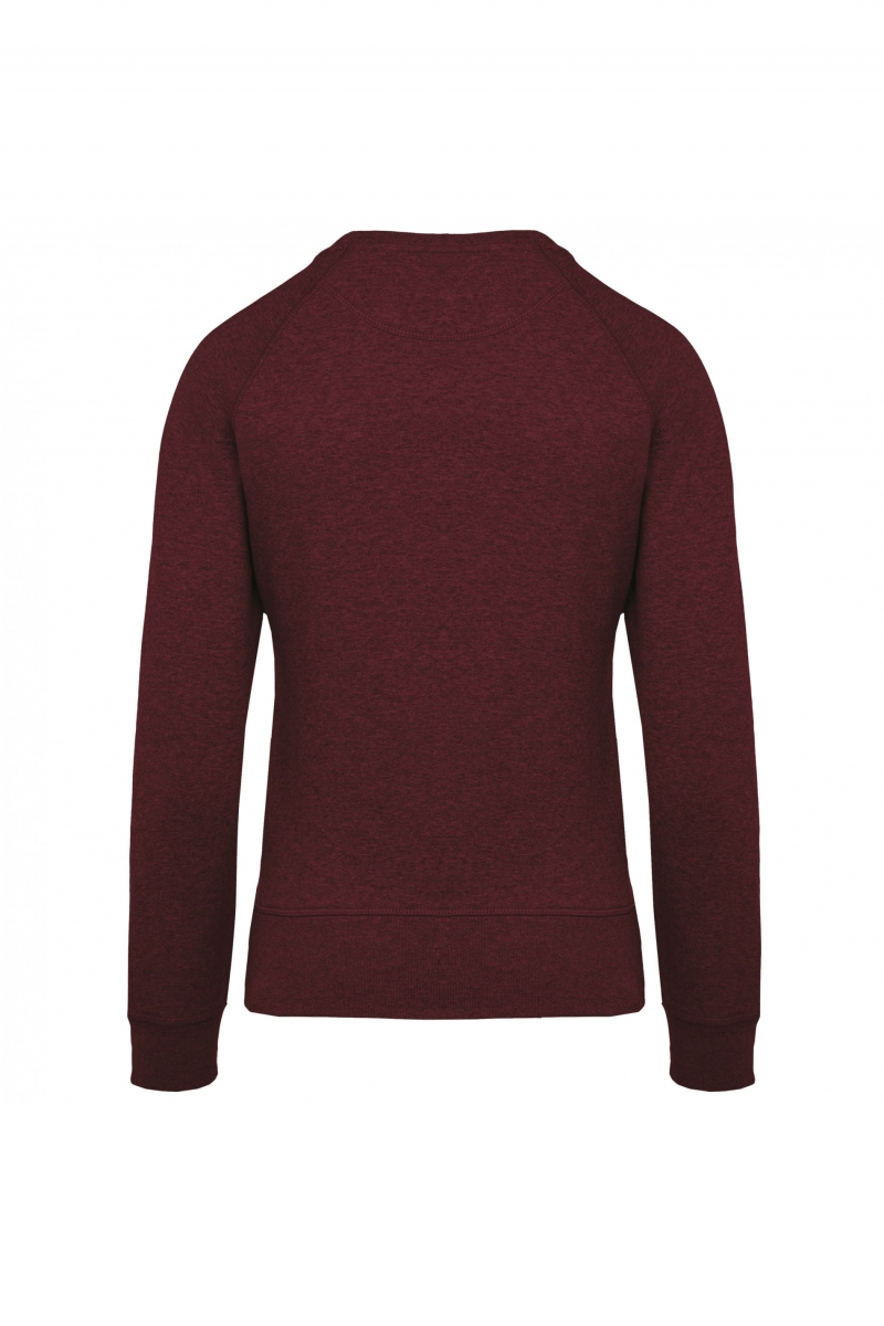 K481 Damessweater BIO Ronde Hals Wine Heather