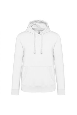 K489 Sweater met Capuchon White