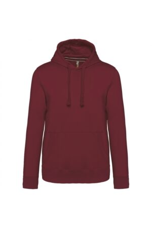 K489 Sweater met Capuchon Wine