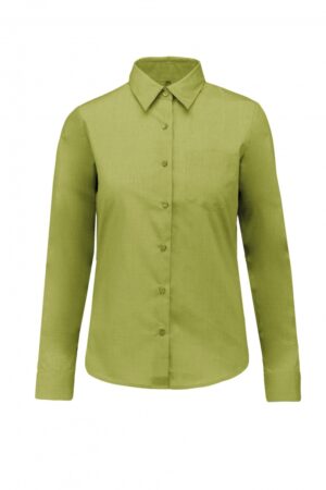 K549 Jessica - Damesblouse Lange Mouwen Burnt Lime