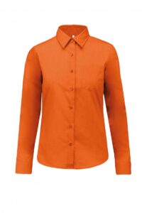 K549 Jessica - Damesblouse Lange Mouwen Oranje