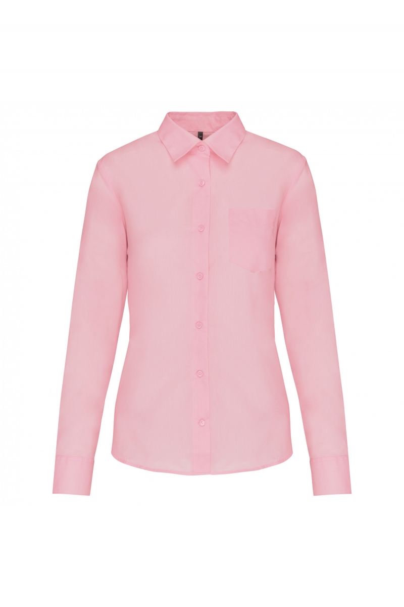 K549 Jessica - Damesblouse Lange Mouwen Pale Pink