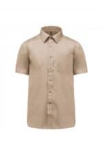 K551 Heren Overhemd Korte Mouwen Angora