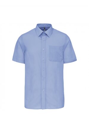 K551 Heren Overhemd Korte Mouwen Bright Sky