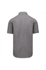 K551 Heren Overhemd Korte Mouwen Marl Storm Grey