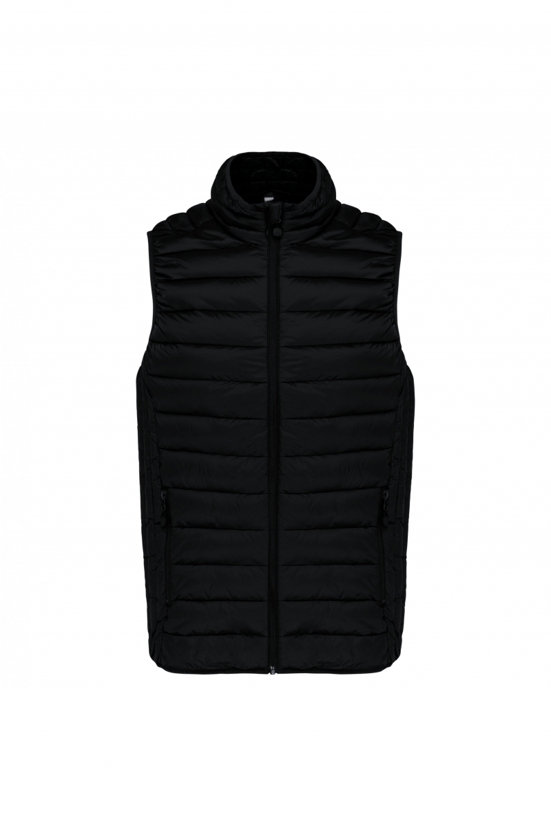 K6113 Men's Lightweight Sleeveless Down Jacket Black