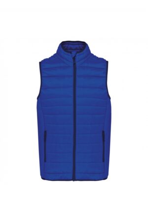 K6113 Men's Lightweight Sleeveless Down Jacket Light Royal Blue