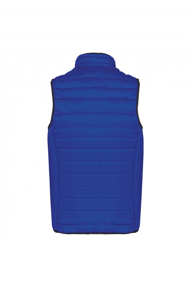 K6113 Men's Lightweight Sleeveless Down Jacket Light Royal Blue