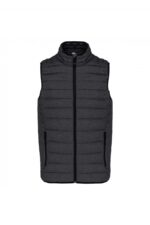 K6113 Men's Lightweight Sleeveless Down Jacket Marl Dark Grey