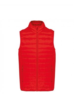 K6113 Men's Lightweight Sleeveless Down Jacket Red