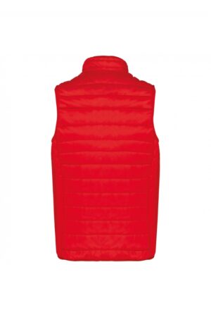 K6113 Men's Lightweight Sleeveless Down Jacket Red