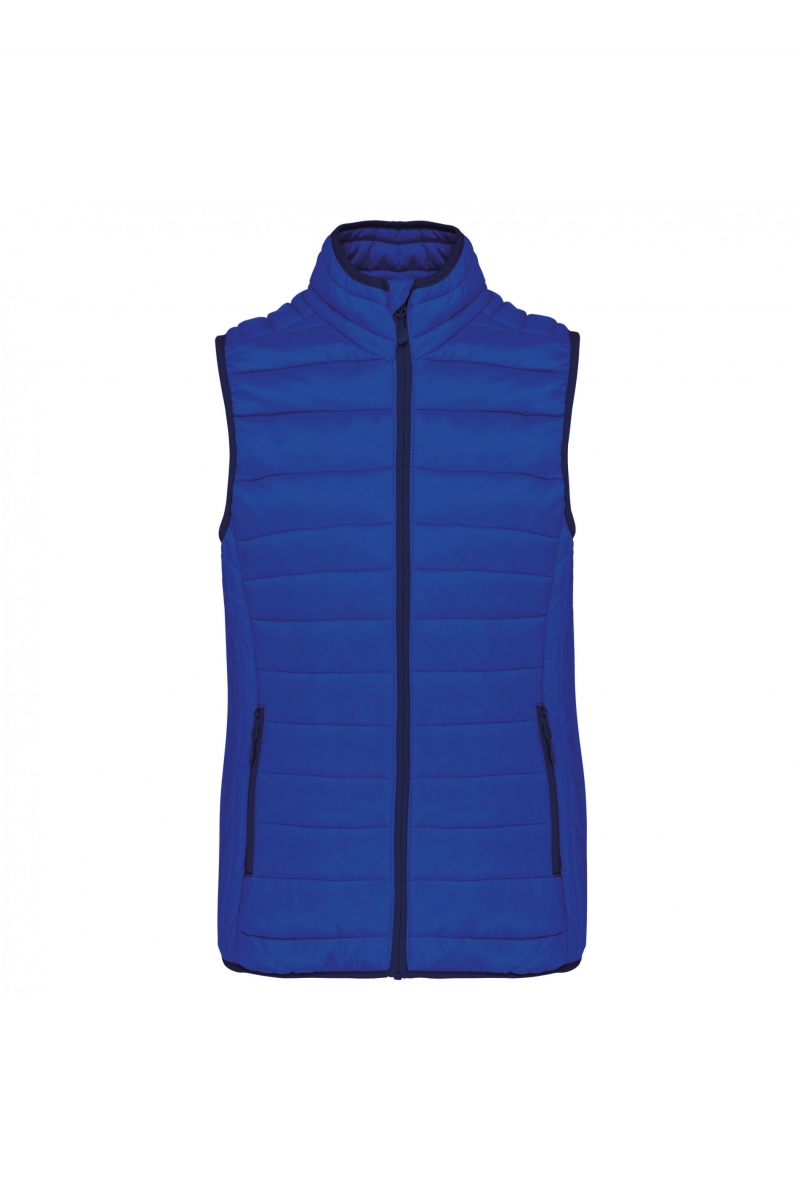 K6114 Ladies' Lightweight Sleeveless Down Jacket Light Royal Blue