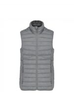 K6114 Ladies' Lightweight Sleeveless Down Jacket Marl Silver