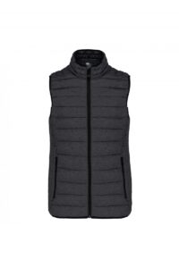 K6114 Ladies' Lightweight Sleeveless Down Jacket Marl Dark Grey