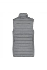 K6114 Ladies' Lightweight Sleeveless Down Jacket Marl Silver