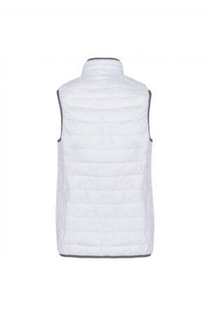 K6114 Ladies' Lightweight Sleeveless Down Jacket White