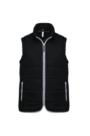 K6116 Gewatteerde Bodywarmer Zwart