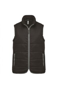 K6116 Gewatteerde Bodywarmer Dark Grey