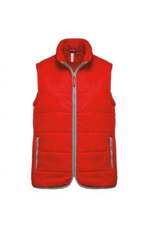 K6116 Gewatteerde Bodywarmer Red