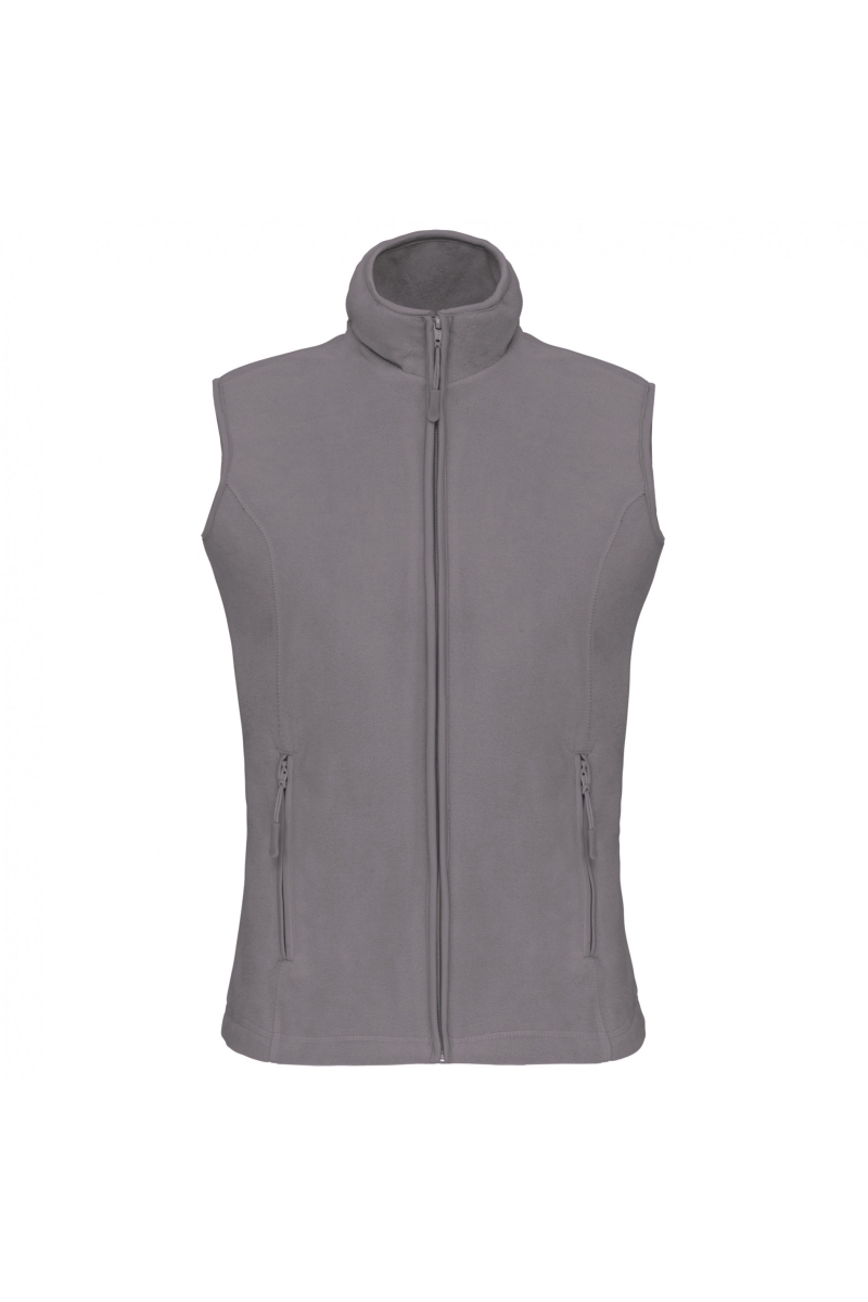 K906 Melodie - Fleece Damesbodywarmer Convoy Grey