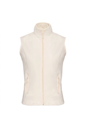 K906 Melodie - Fleece Damesbodywarmer Natural