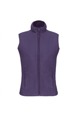 K906 Melodie - Fleece Damesbodywarmer Purple