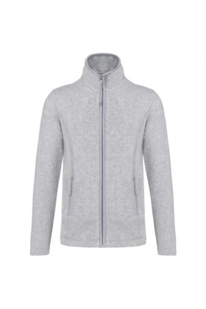 K907 Maureen - Fleece Damesvest met Rits Ash Heather