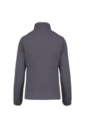 K907 Maureen - Fleece Damesvest met Rits Convoy Grey