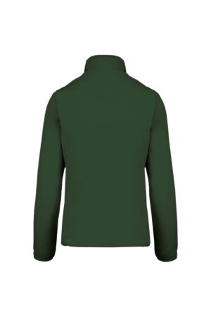 K907 Maureen - Fleece Damesvest met Rits Forest Green