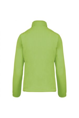 K907 Maureen - Fleece Damesvest met Rits Lime