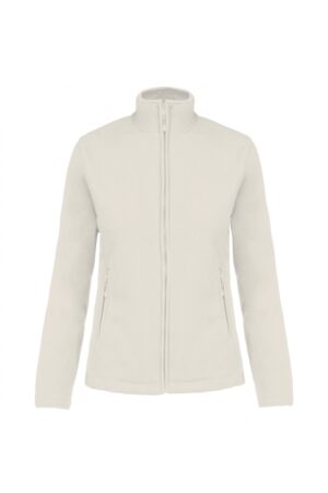 K907 Maureen - Fleece Damesvest met Rits Natural