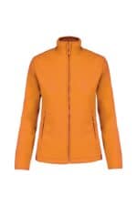 K907 Maureen - Fleece Damesvest met Rits Orange