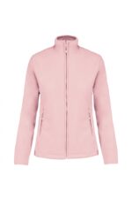 K907 Maureen - Fleece Damesvest met Rits Pale Pink