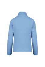 K907 Maureen - Fleece Damesvest met Rits Sky Blue