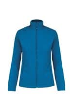 K907 Maureen - Fleece Damesvest met Rits Tropical Blue