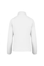 K907 Maureen - Fleece Damesvest met Rits Wit