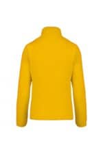 K907 Maureen - Fleece Damesvest met Rits Yellow