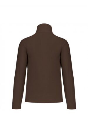 K912 Enzo - Fleece Met Ritskraag Chocolate