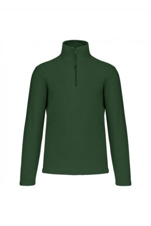 K912 Enzo - Fleece Met Ritskraag Forest Green