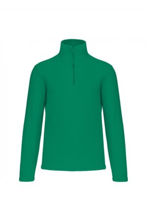 K912 Enzo - Fleece Met Ritskraag Kelly Green