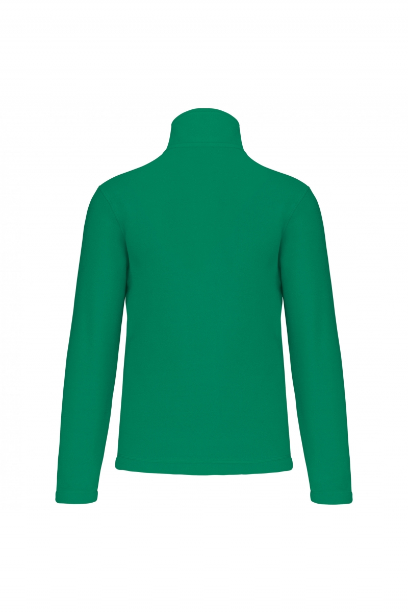 K912 Enzo - Fleece Met Ritskraag Kelly Green