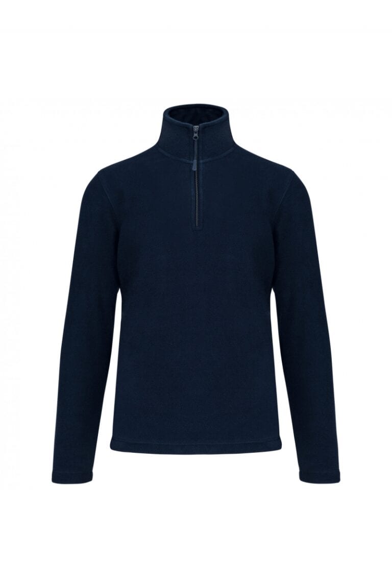 K912 Enzo - Fleece Met Ritskraag Navy