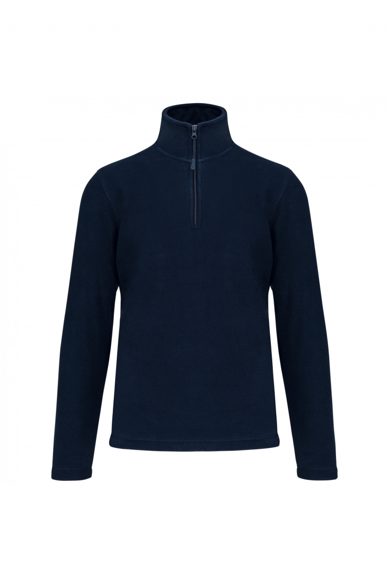 K912 Enzo - Fleece Met Ritskraag Navy