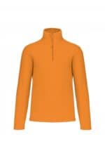 K912 Enzo - Fleece Met Ritskraag Oranje