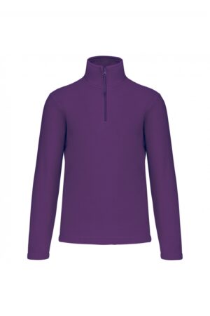 K912 Enzo - Fleece Met Ritskraag Purple